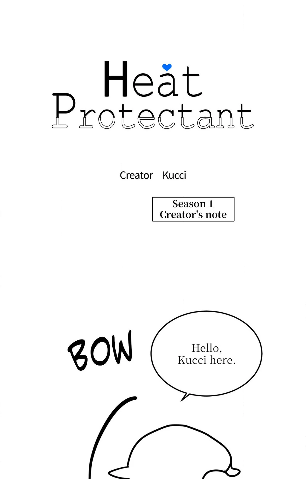 Heat Protectant «Official» - Creator's Note manhwa