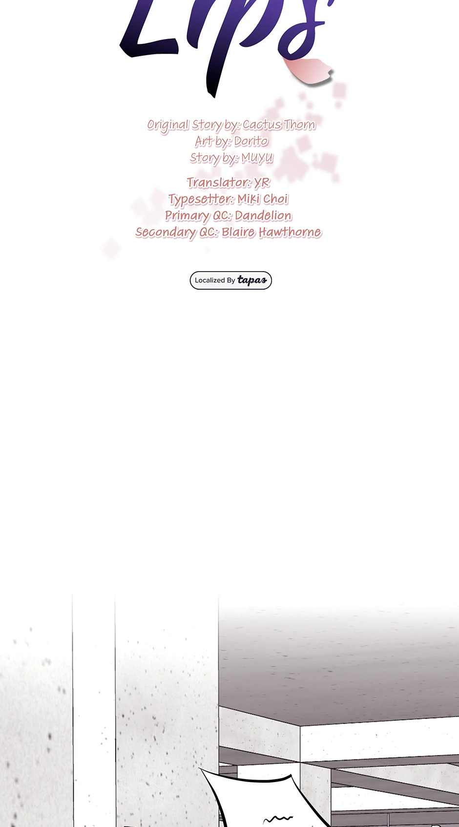 Lips (Mature) [Official] - 1. The Letter manhwa