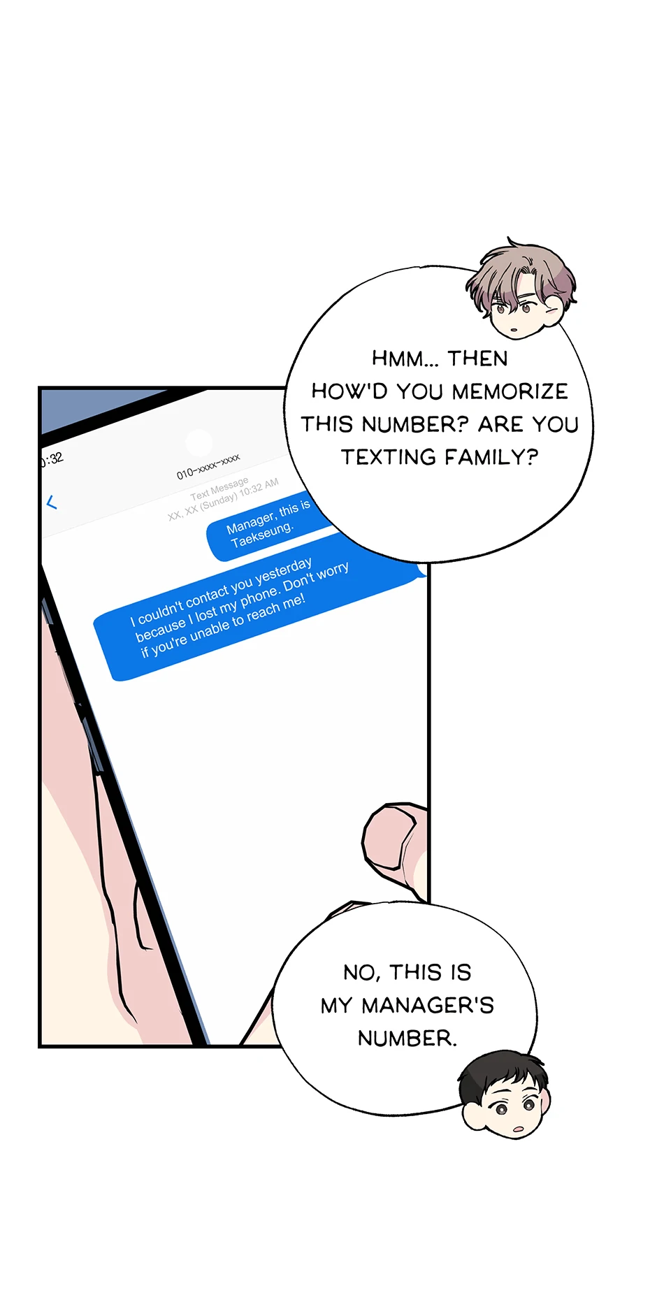 Lips (Mature) [Official] - 31. His Phone Number manhwa