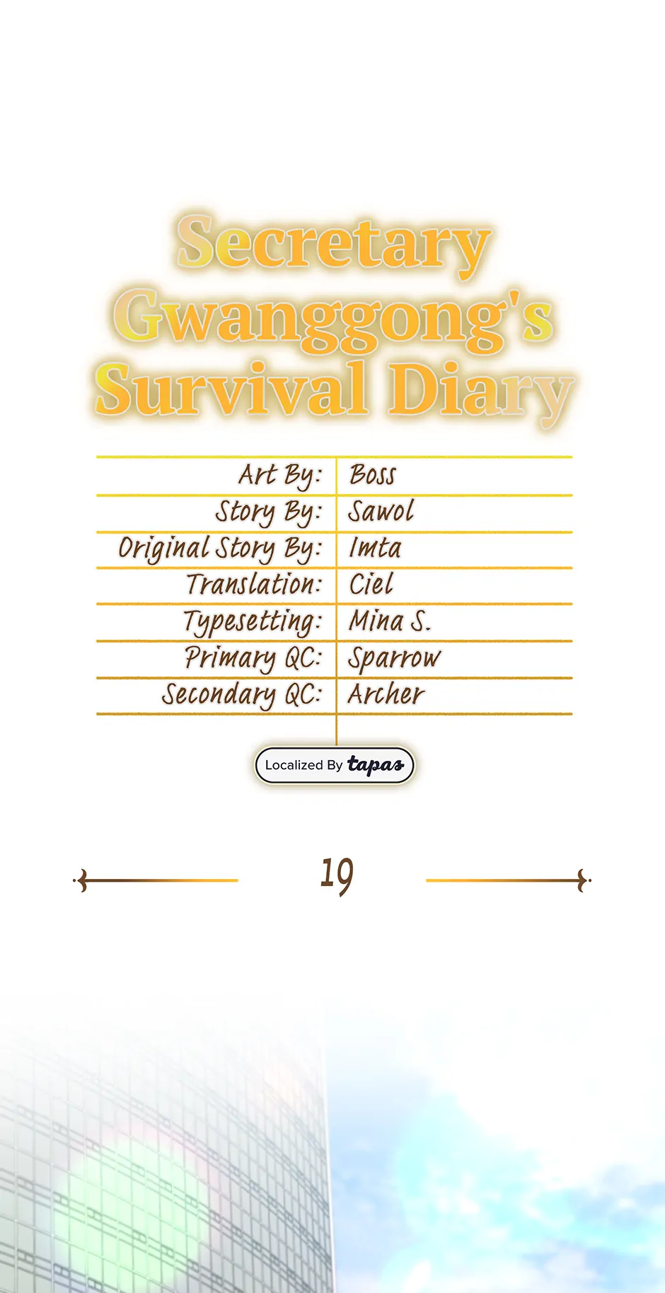 Secretary Gwanggong’s Survival Diary (Mature) [Official] - 19. Is This Who You Are? manhwa