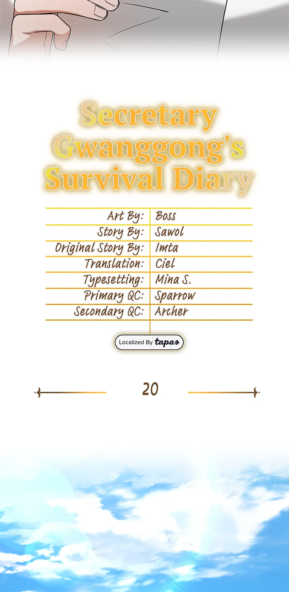 Secretary Gwanggong’s Survival Diary (Mature) [Official] - 20. Against Orders manhwa