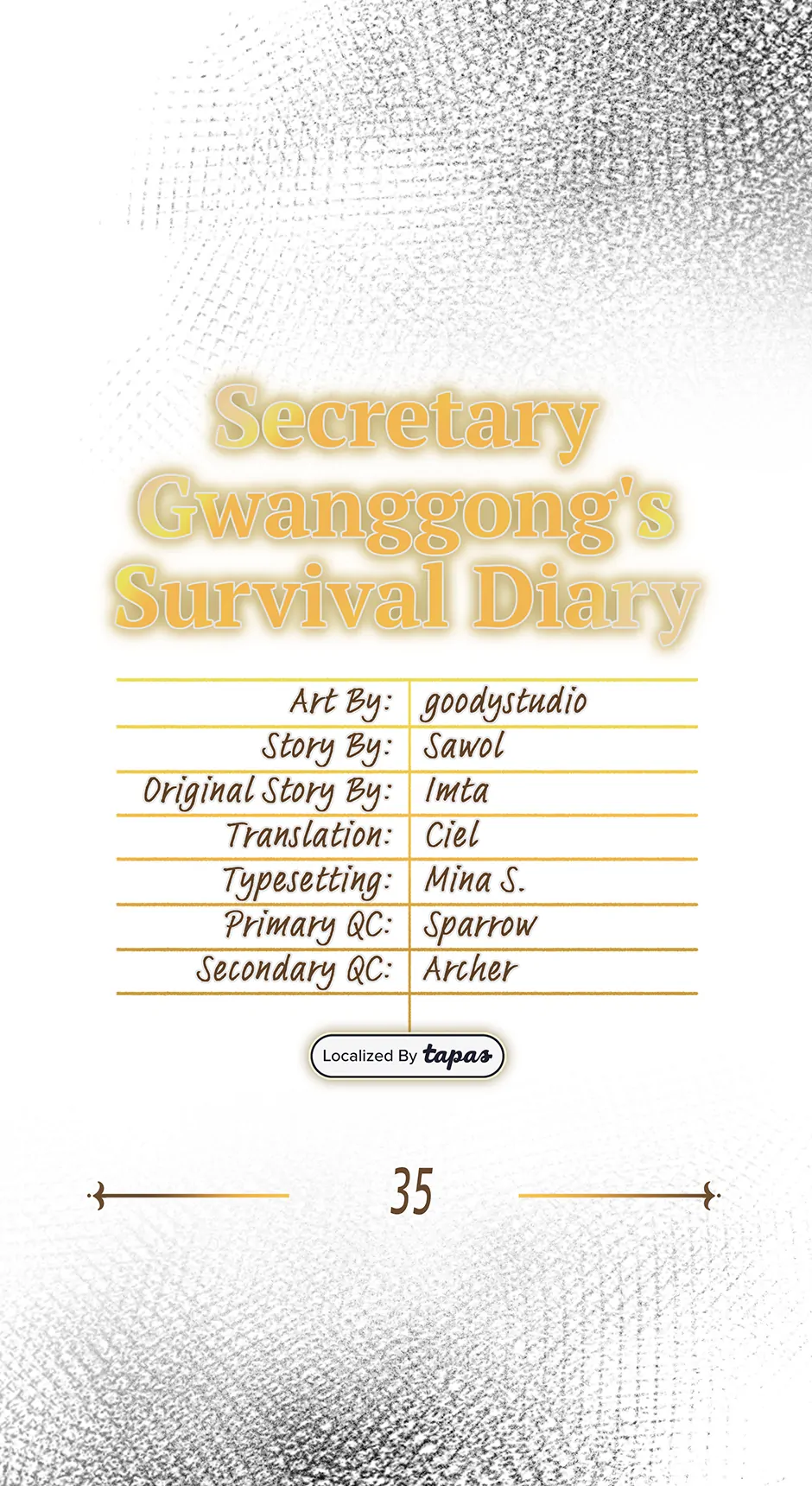Secretary Gwanggong’s Survival Diary (Mature) [Official] - 35. Can't Be Fixed manhwa