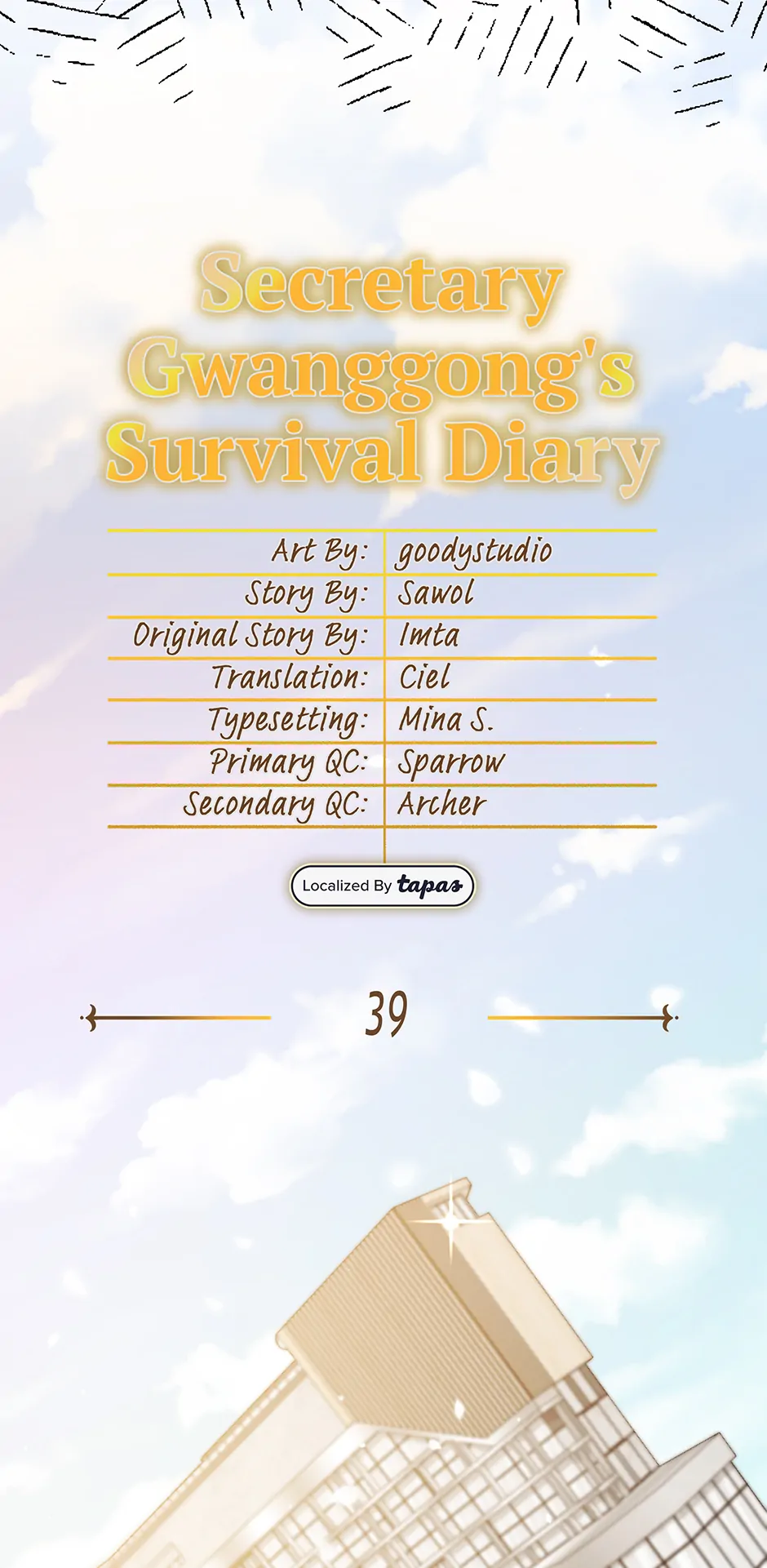 Secretary Gwanggong’s Survival Diary (Mature) [Official] - 39. Into the Mountains manhwa