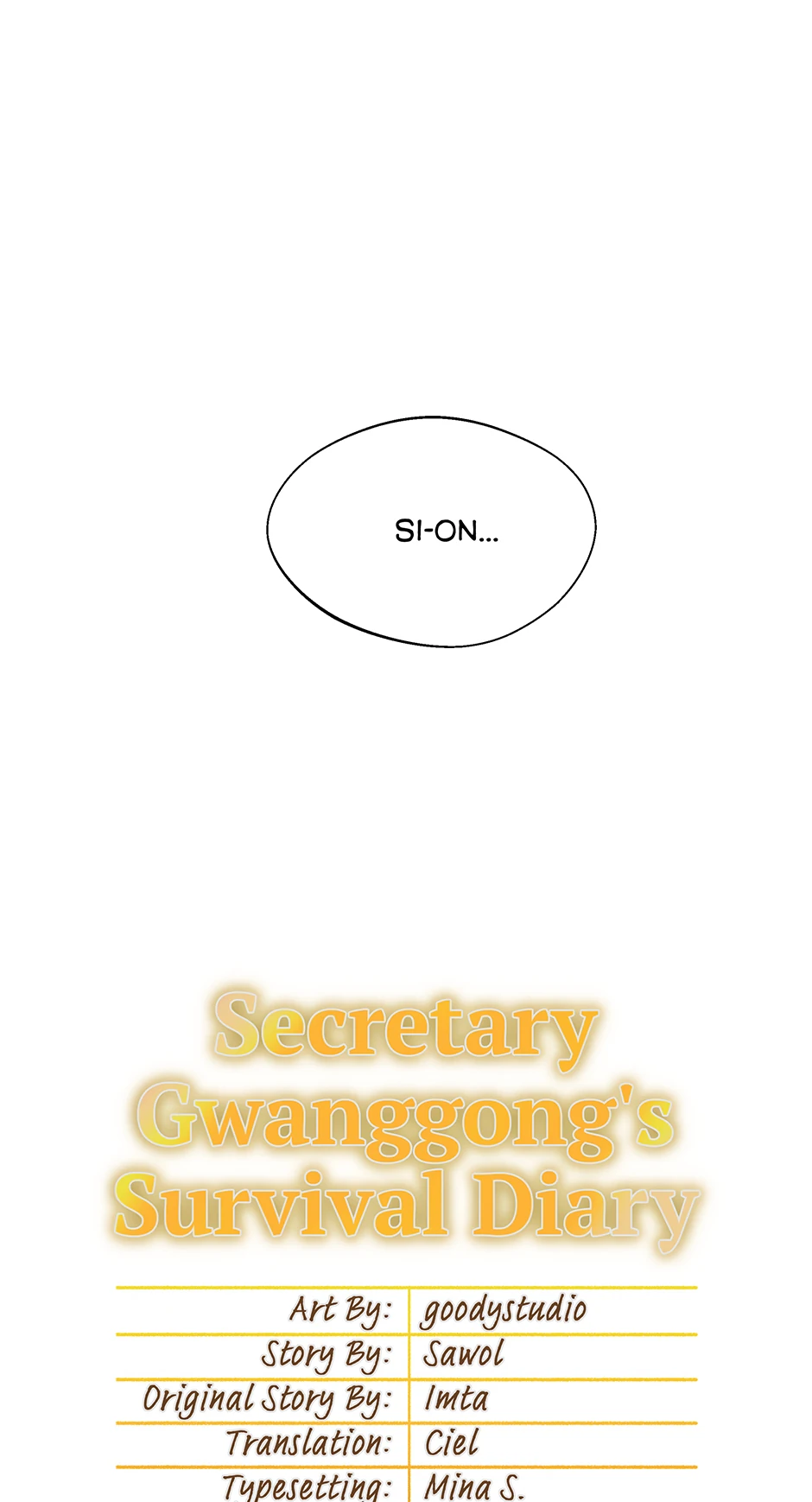 Secretary Gwanggong’s Survival Diary (Mature) [Official] - 41. Operation Runaway manhwa