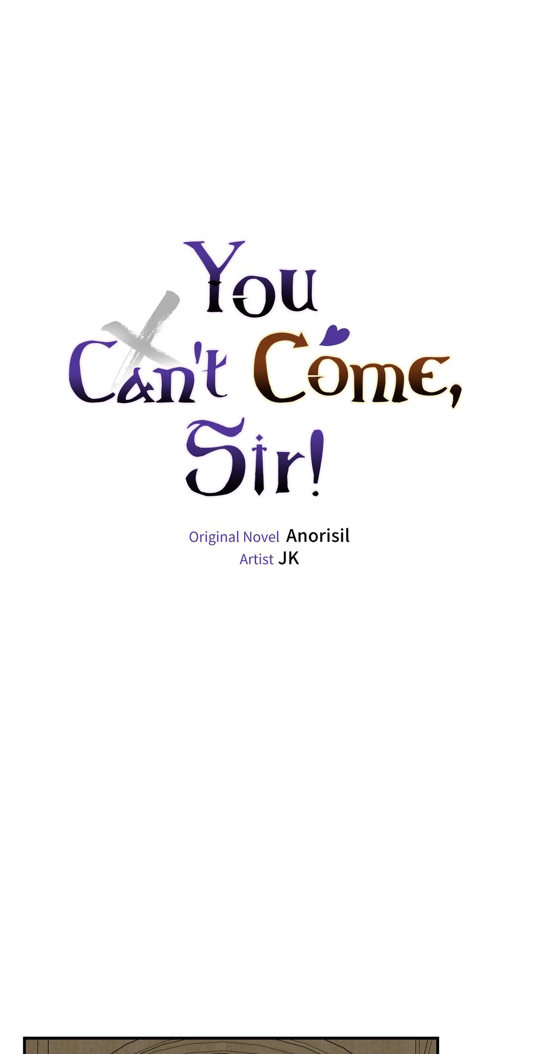 You Can’t Come, Sir! - Chapter 17 manhwa