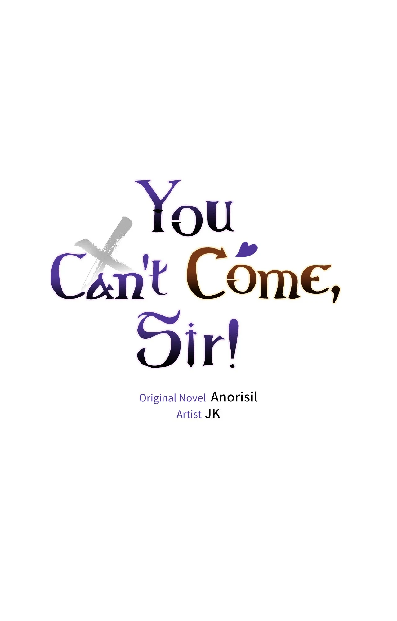 You Can’t Come, Sir! - Chapter 19 manhwa