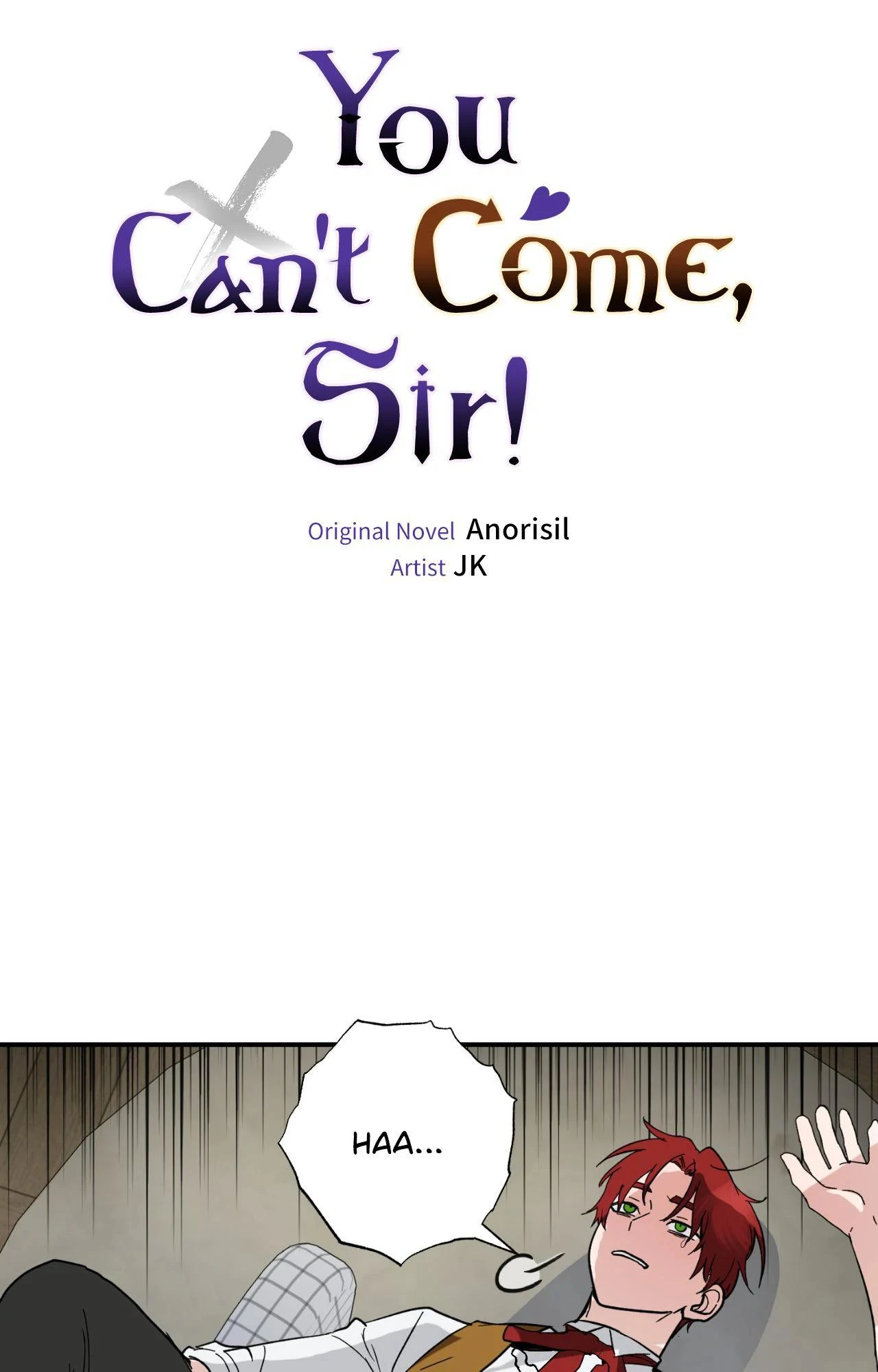 You Can’t Come, Sir! - Chapter 25 manhwa