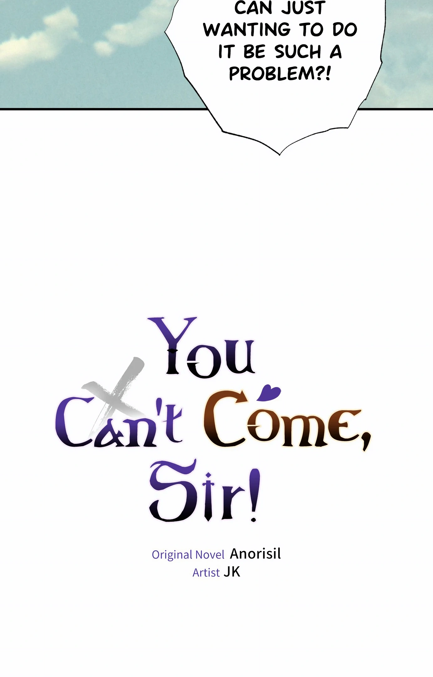 You Can’t Come, Sir! - Chapter 26 manhwa
