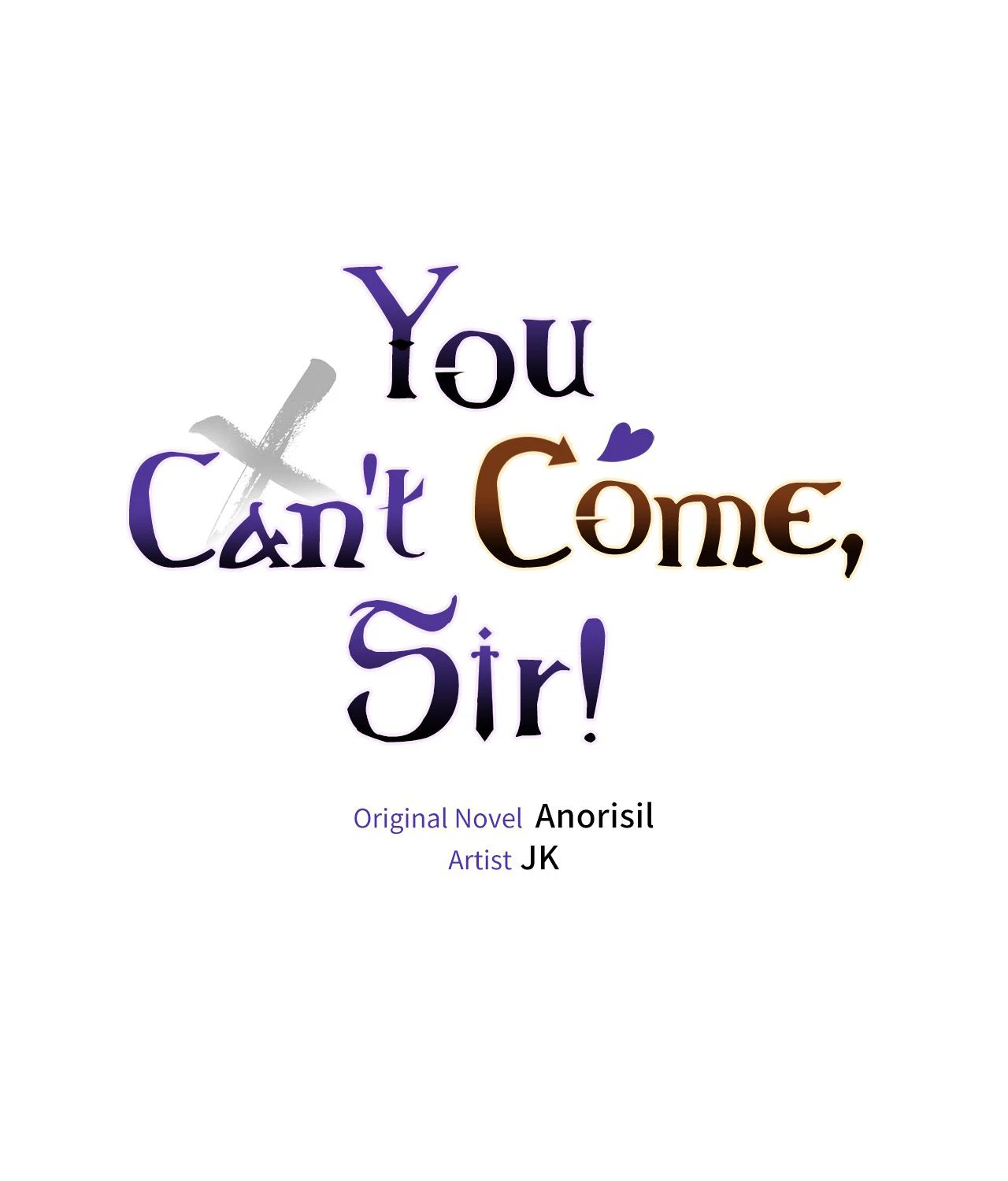 You Can’t Come, Sir! - Chapter 33 manhwa