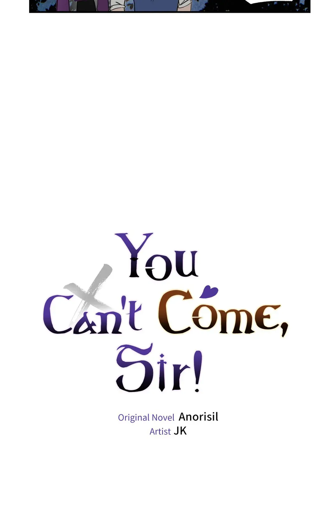 You Can’t Come, Sir! - Chapter 9 manhwa