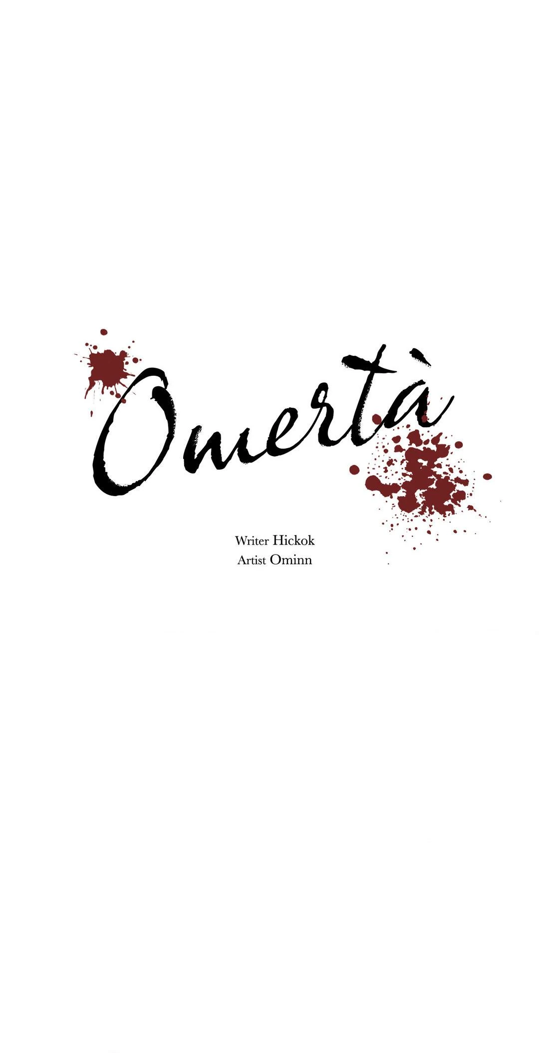 Omertà [Official] - Chapter 7 manhwa