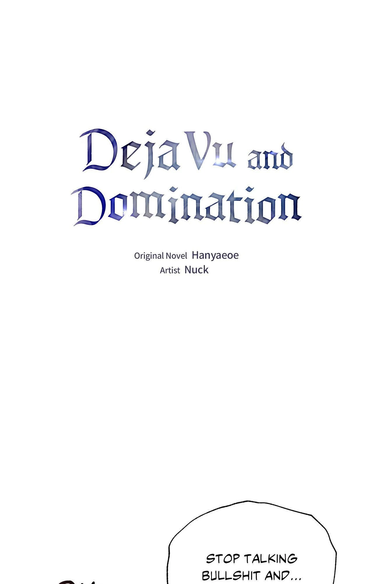 Deja Vu and Domination - Chapter 21 manhwa