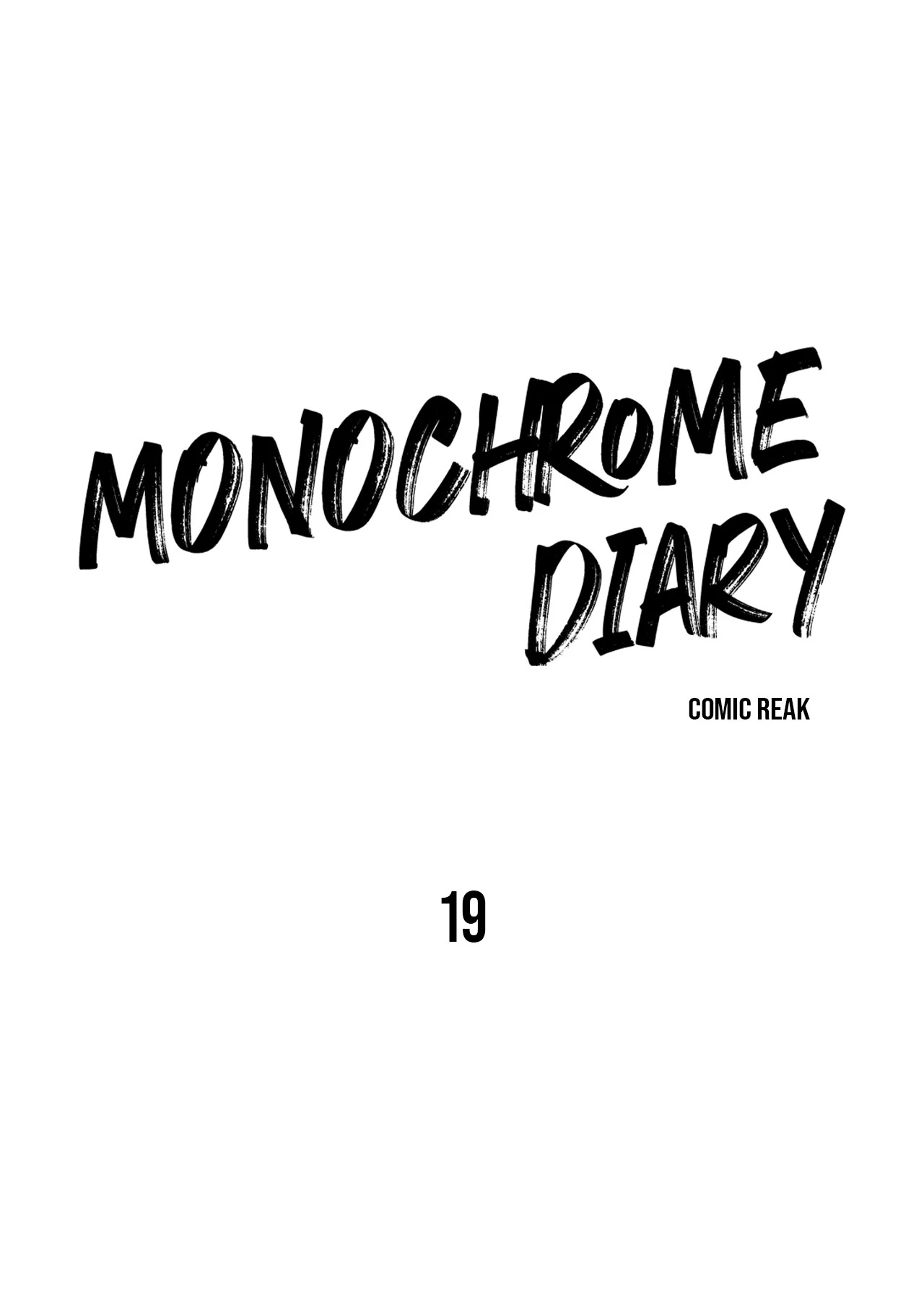 Monochrome Diary [Official] - Chapter 19 manhwa