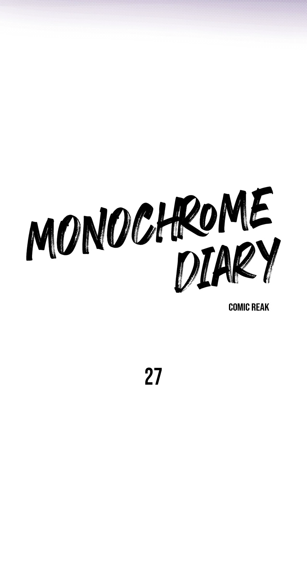Monochrome Diary [Official] - Chapter 27 manhwa