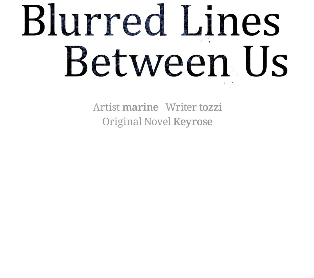 The Blurred Lines Between Us [Official] - Chapter 14 manhwa