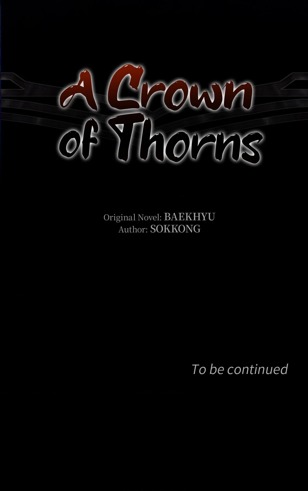 A Crown of Thorns - Chapter 1 manhwa