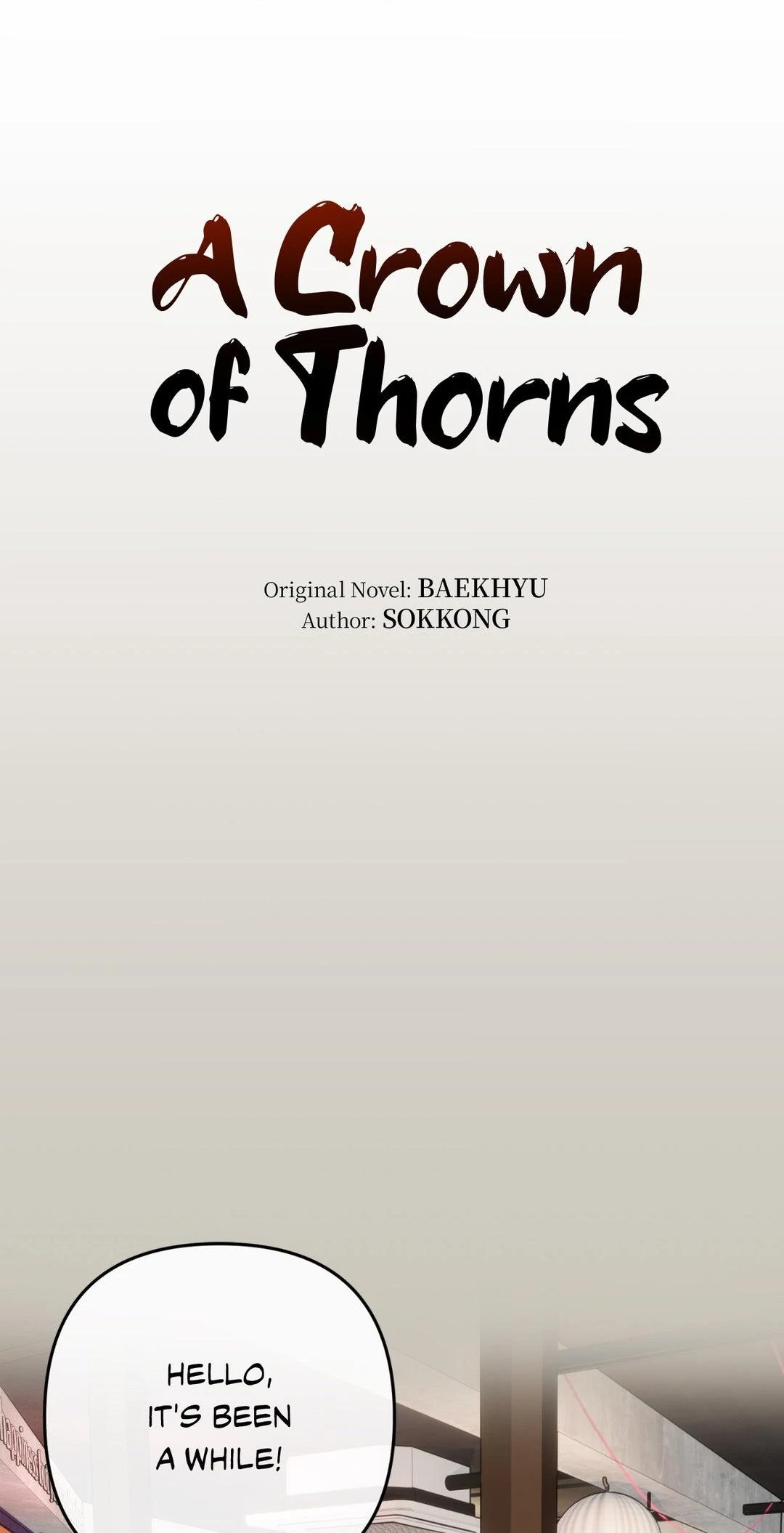 A Crown of Thorns - Chapter 2 manhwa