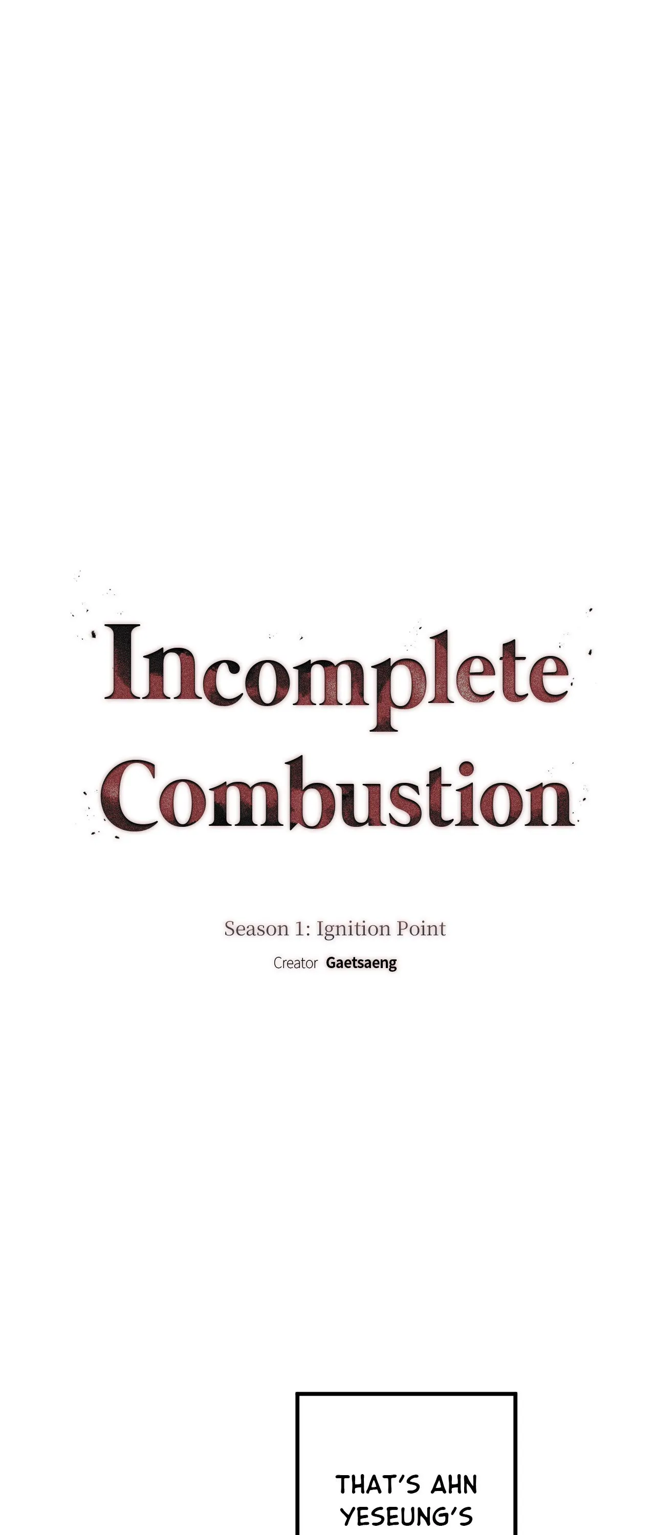 Incomplete Combustion - Chapter 15 manhwa