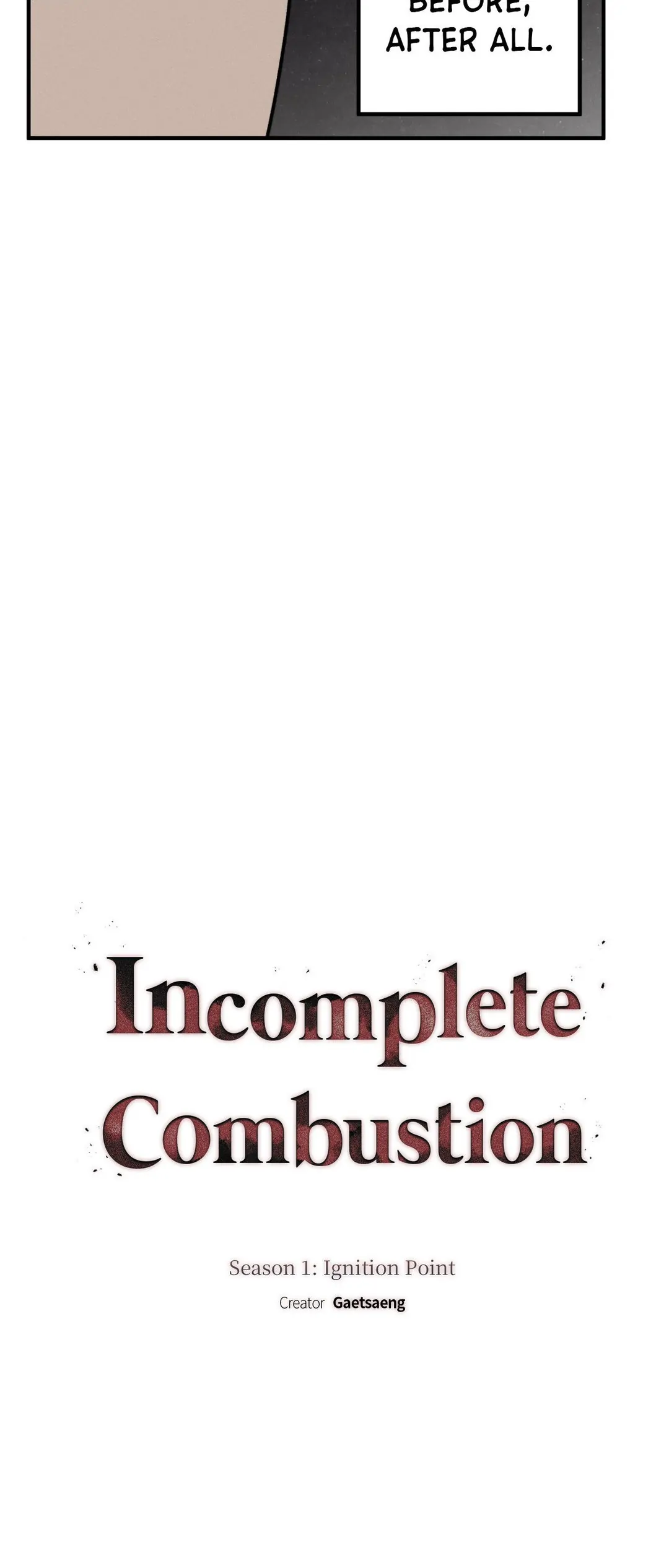 Incomplete Combustion - Chapter 4 manhwa