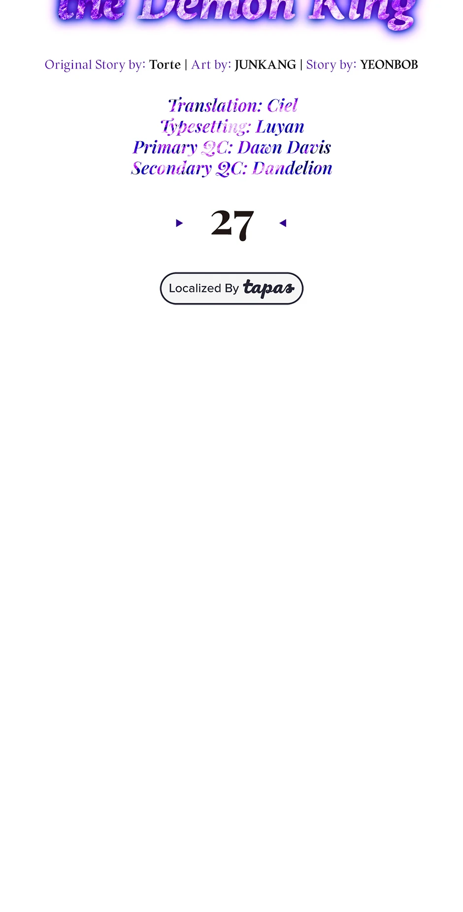 I Think My Friend’s Going to Become the Demon King (Mature) [Official] - 27. My Dear Nemesis manhwa
