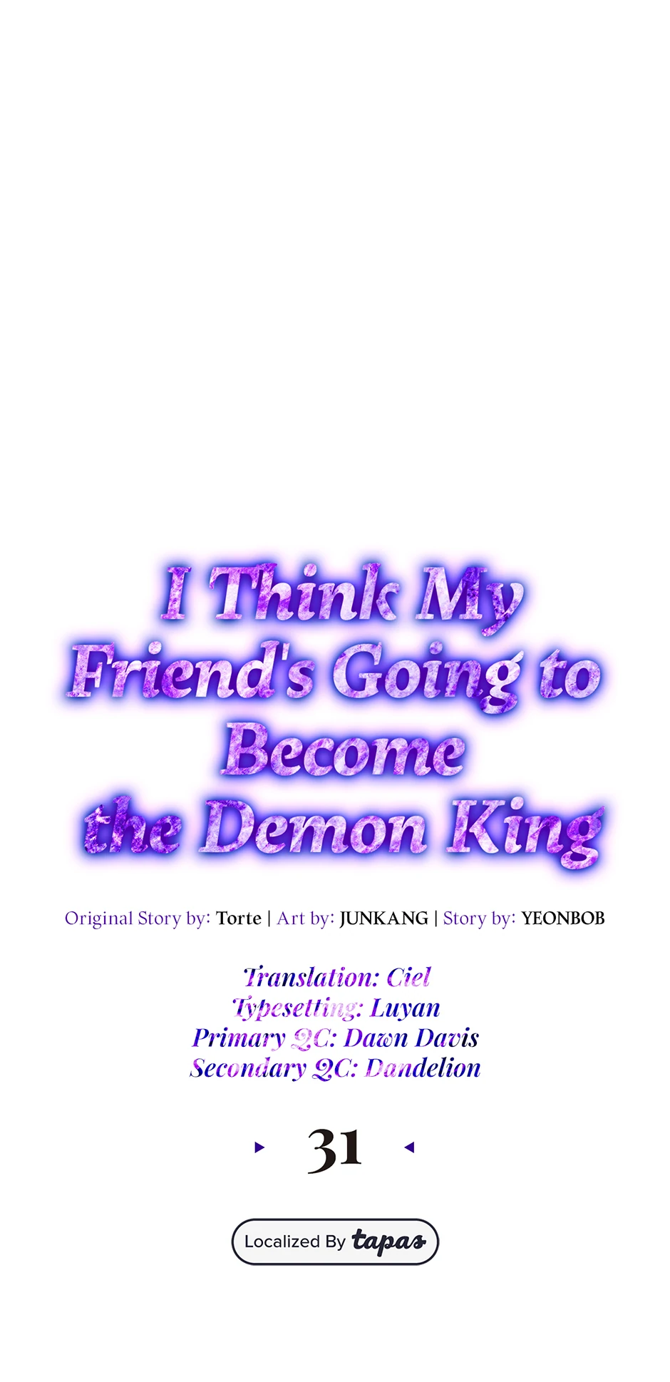 I Think My Friend’s Going to Become the Demon King (Mature) [Official] - 31. The Goddess's Blessing manhwa
