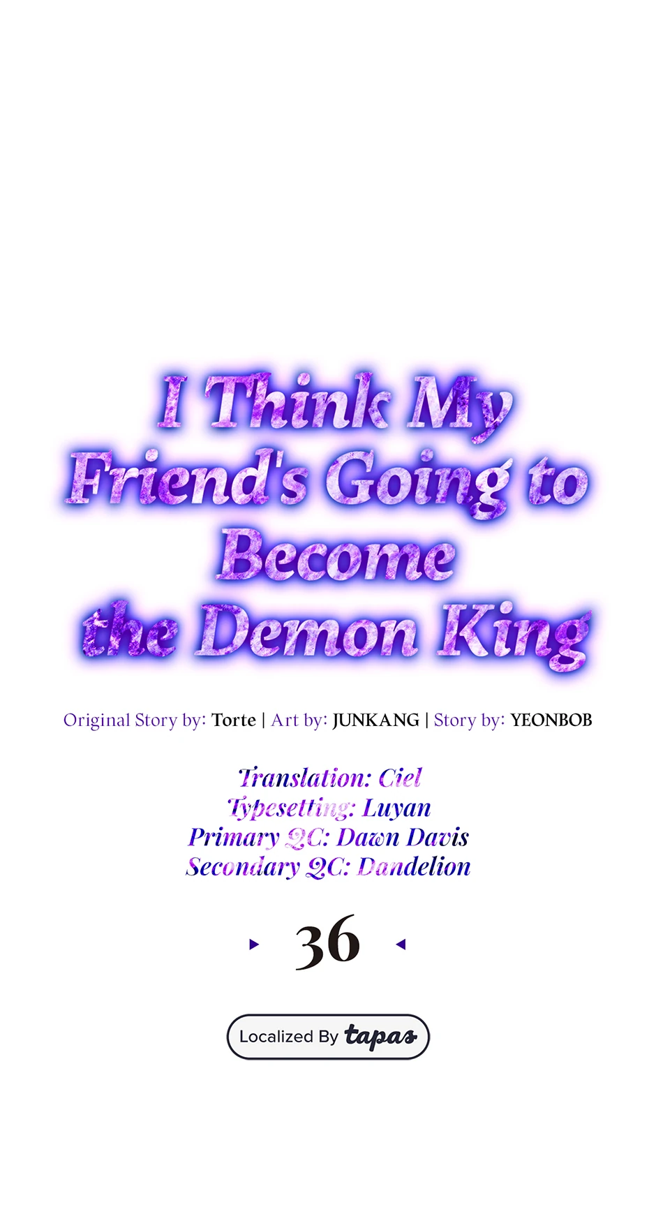 I Think My Friend’s Going to Become the Demon King (Mature) [Official] - 36. A New Angle manhwa