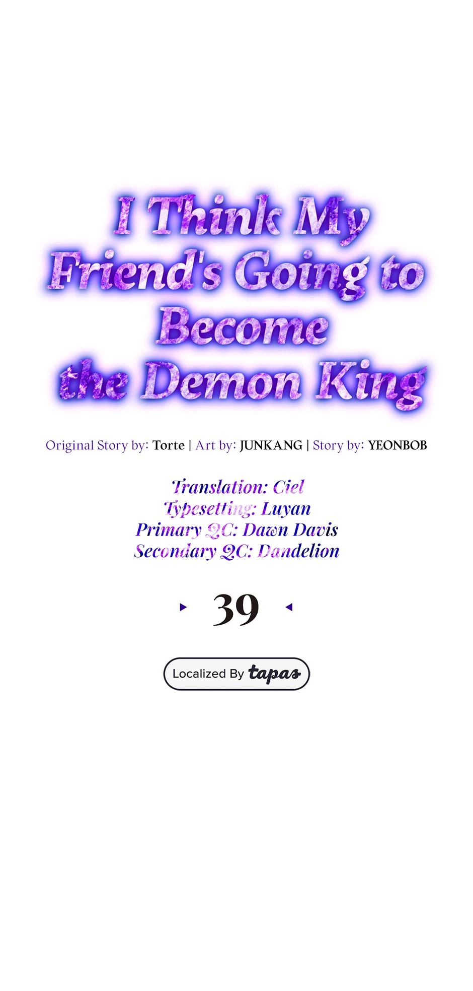 I Think My Friend’s Going to Become the Demon King (Mature) [Official] - 39. At Each Other's Throats manhwa