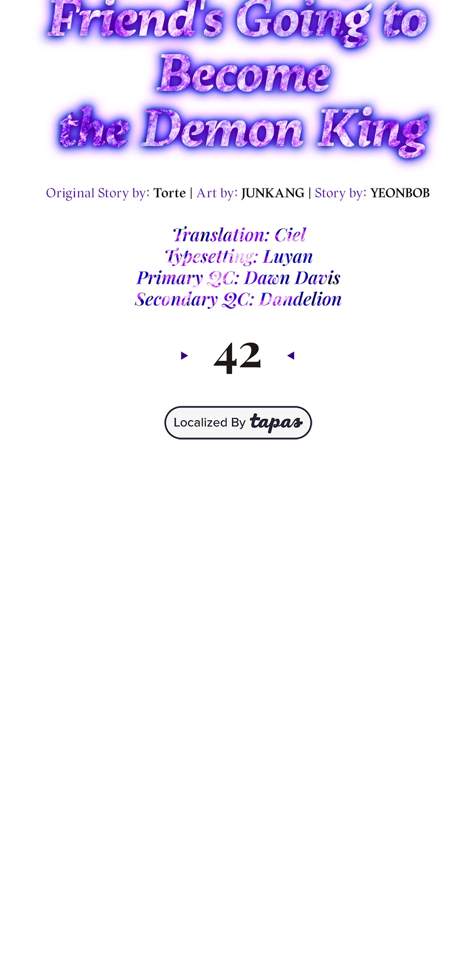 I Think My Friend’s Going to Become the Demon King (Mature) [Official] - 42. August Exa Drozen manhwa