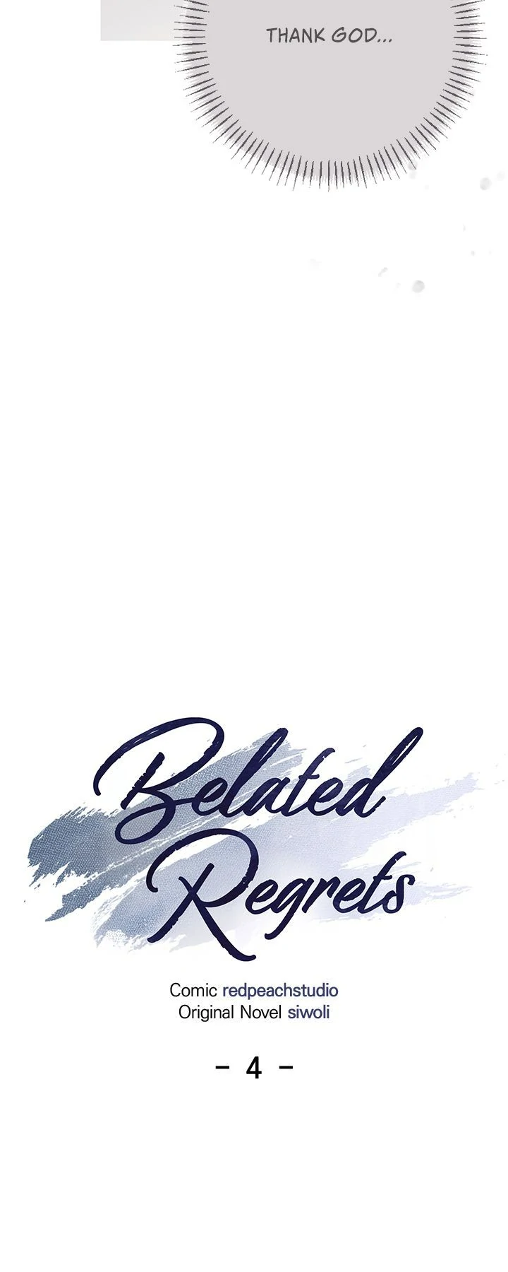 Belated Regrets [Official] - Chapter 4 manhwa