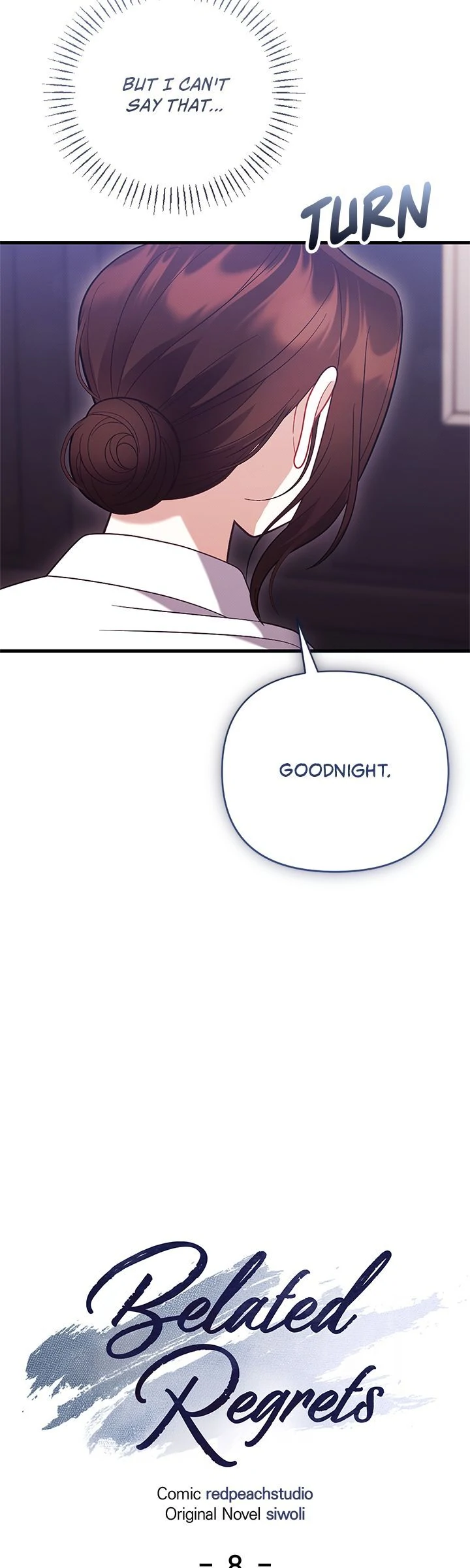 Belated Regrets [Official] - Chapter 8 manhwa
