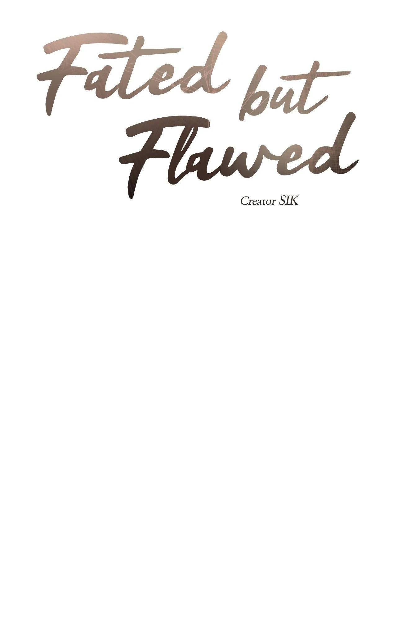 Fated But Flawed - Chapter 3 manhwa