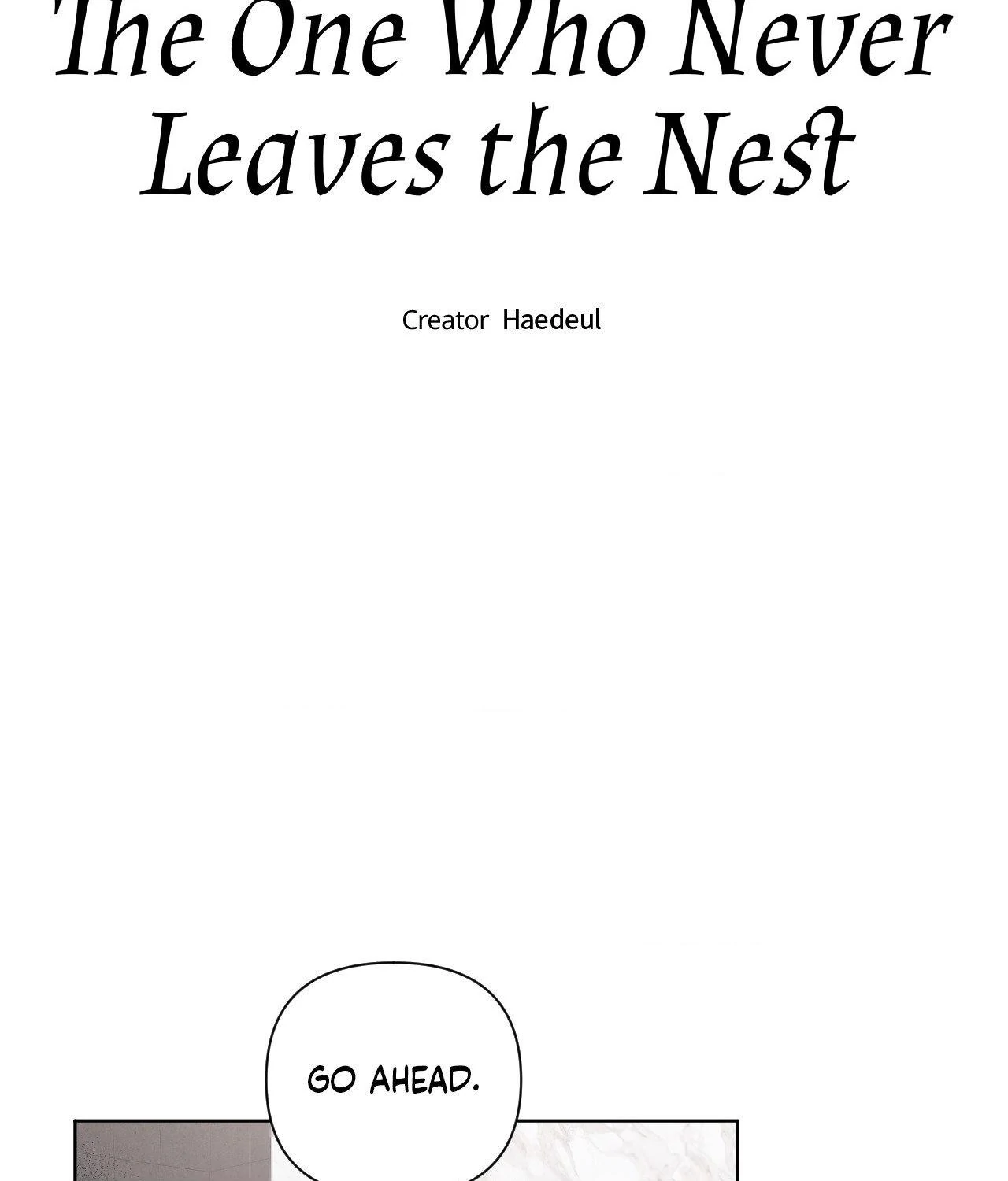 The One Who Never Leaves the Nest - Chapter 9 manhwa