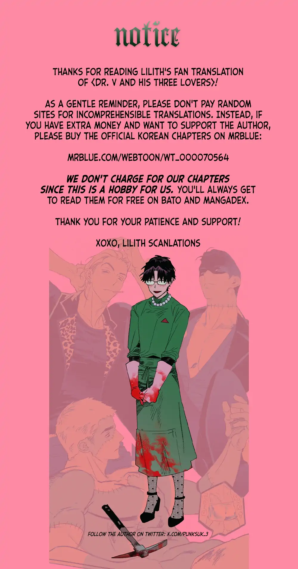 Dr. V and His Three Lovers (LILITH) - Chapter 17 manhwa