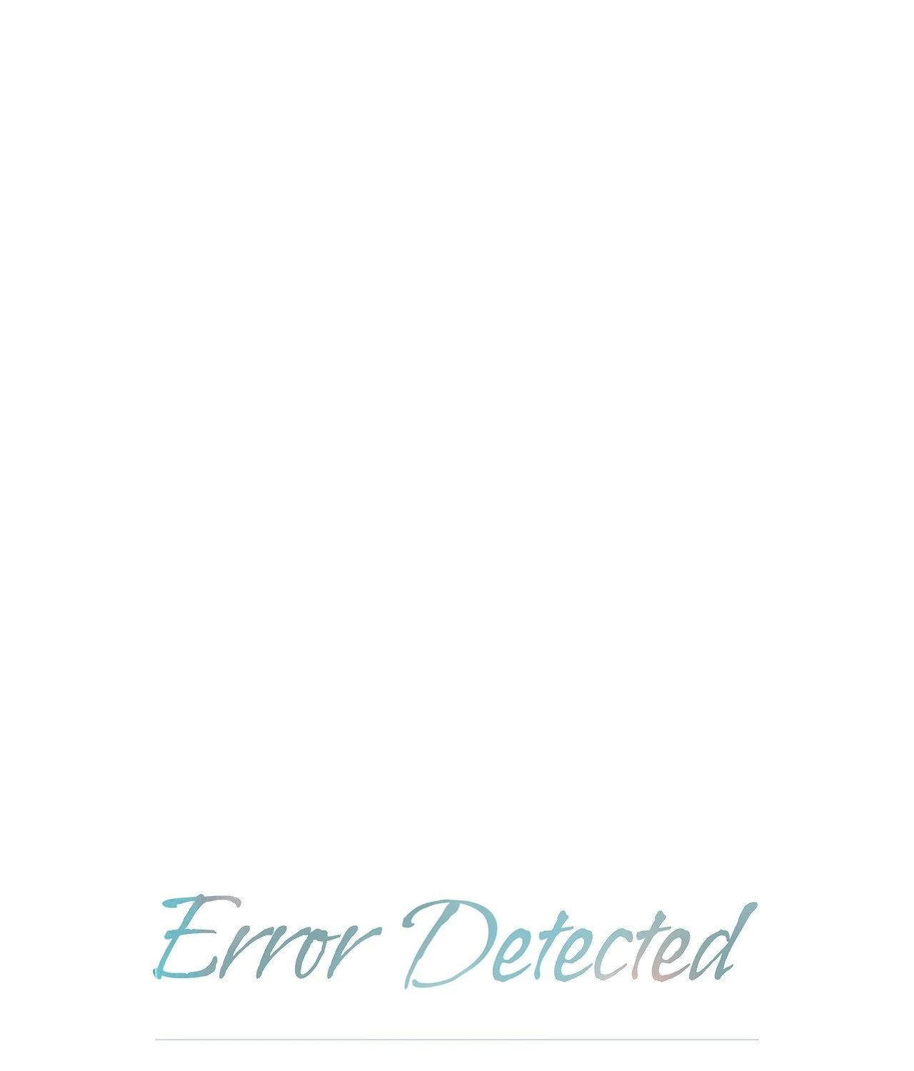 Error Detected - Chapter 2 manhwa