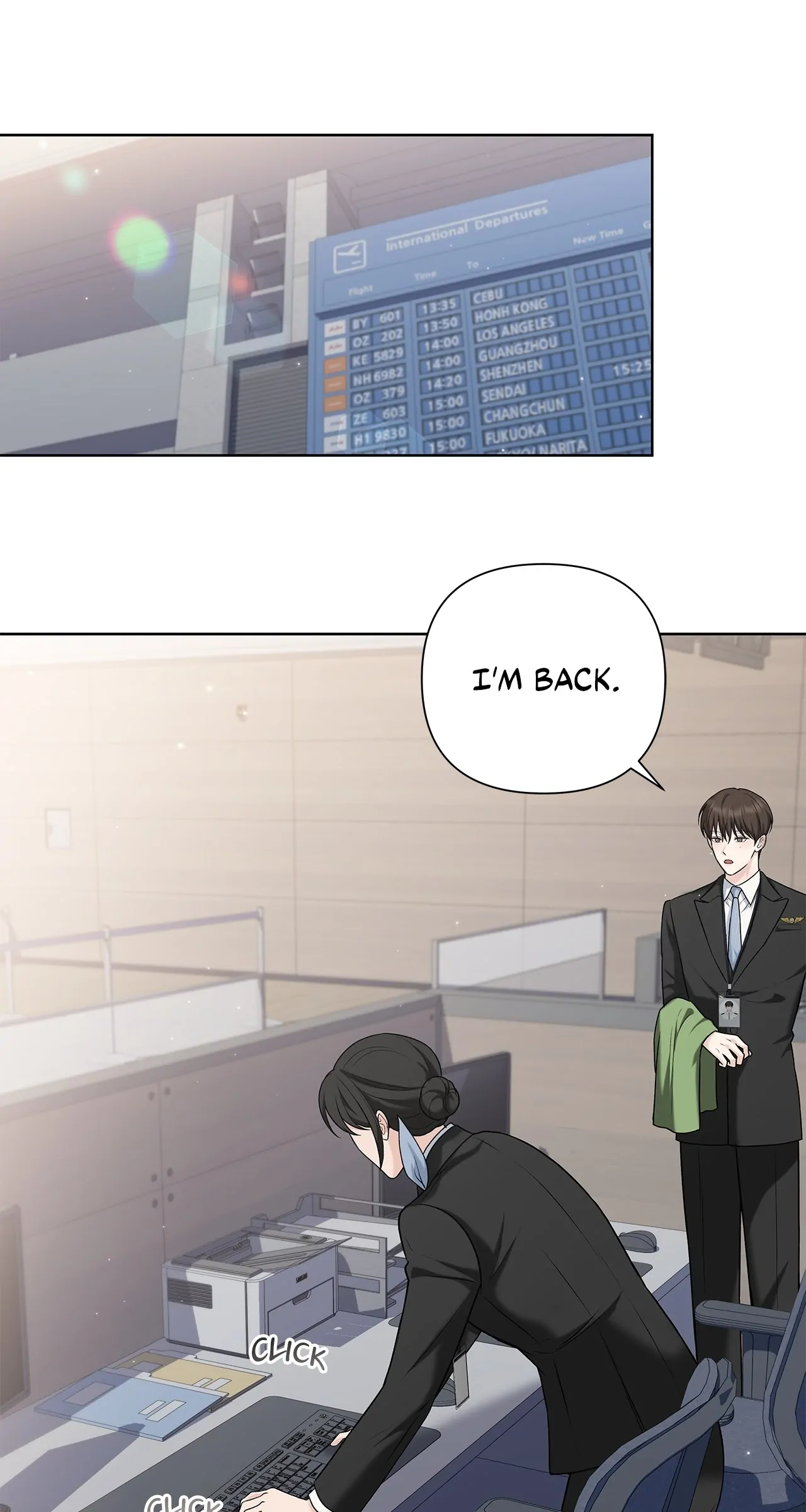 One-way Flight [Official] [Uncensored] - Chapter 1 manhwa