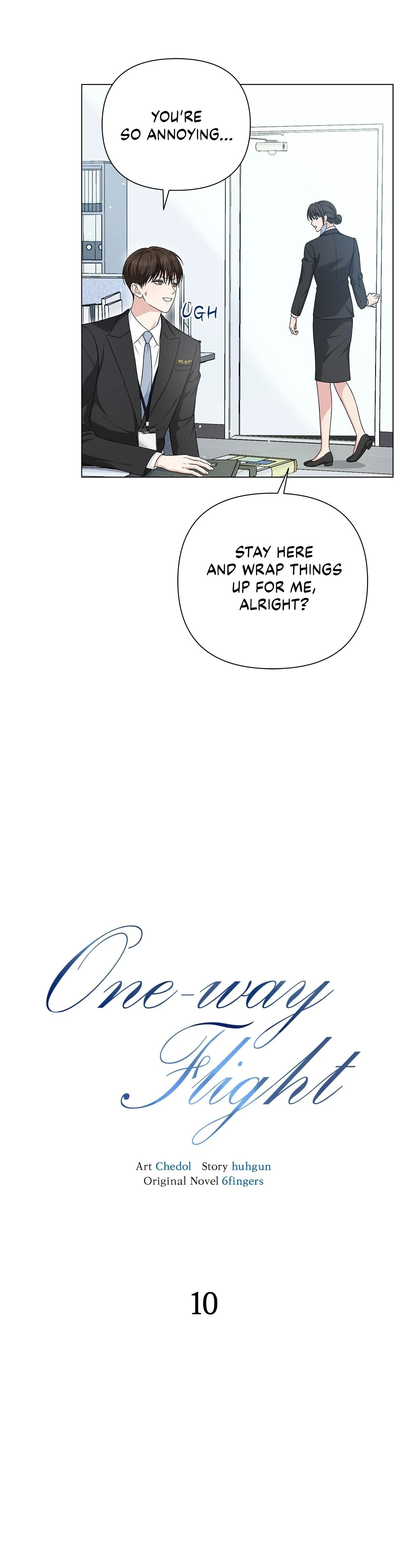 One-way Flight [Official] [Uncensored] - Chapter 10 manhwa