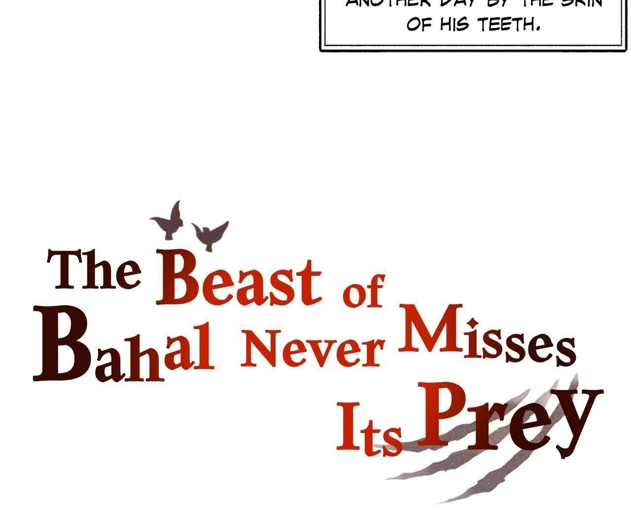 The Beast Of Bahal Never Misses Its Prey 《Official》 - Episode 5 manhwa