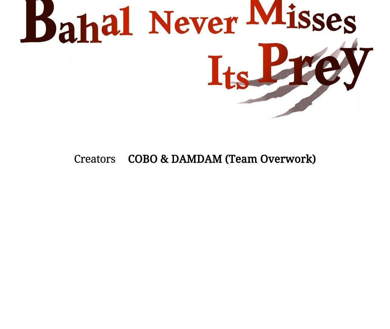 The Beast Of Bahal Never Misses Its Prey 《Official》 - Episode 8 manhwa