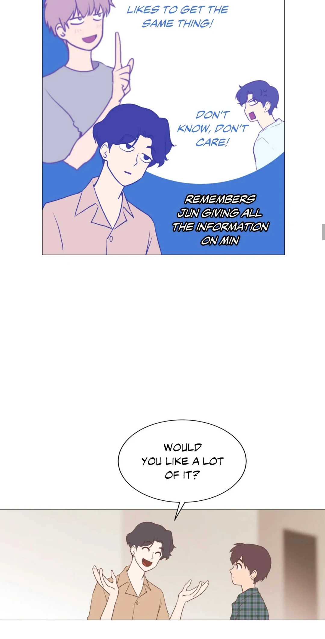 Just Kidding ⟨Official, Lezhin ver.⟩ - Episode 14 manhwa