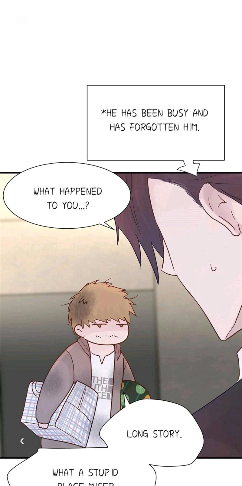 A Tough First Love (Official) - 79. Webnovel Ch.73 His Past manhwa