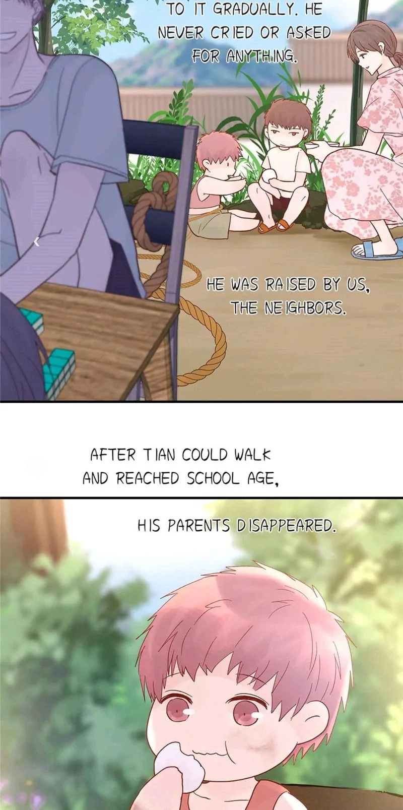 A Tough First Love (Official) - 79. Webnovel Ch.73 His Past manhwa
