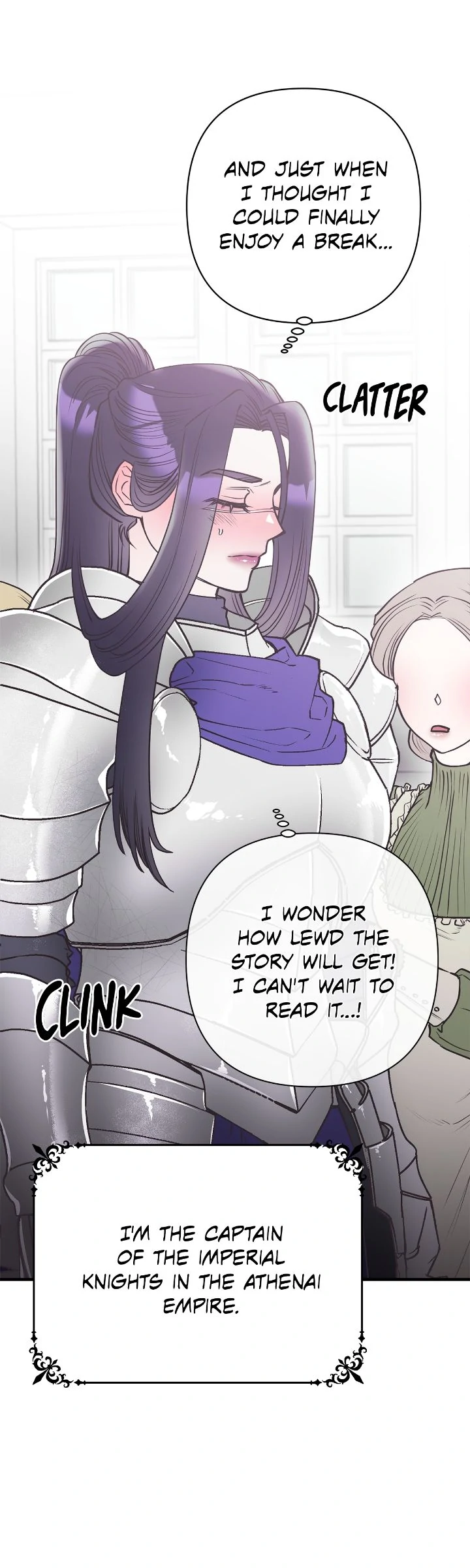 Ladies at Her Service: A Knight Addicted to Adult Novels (Mature Official) - Prologue manhwa