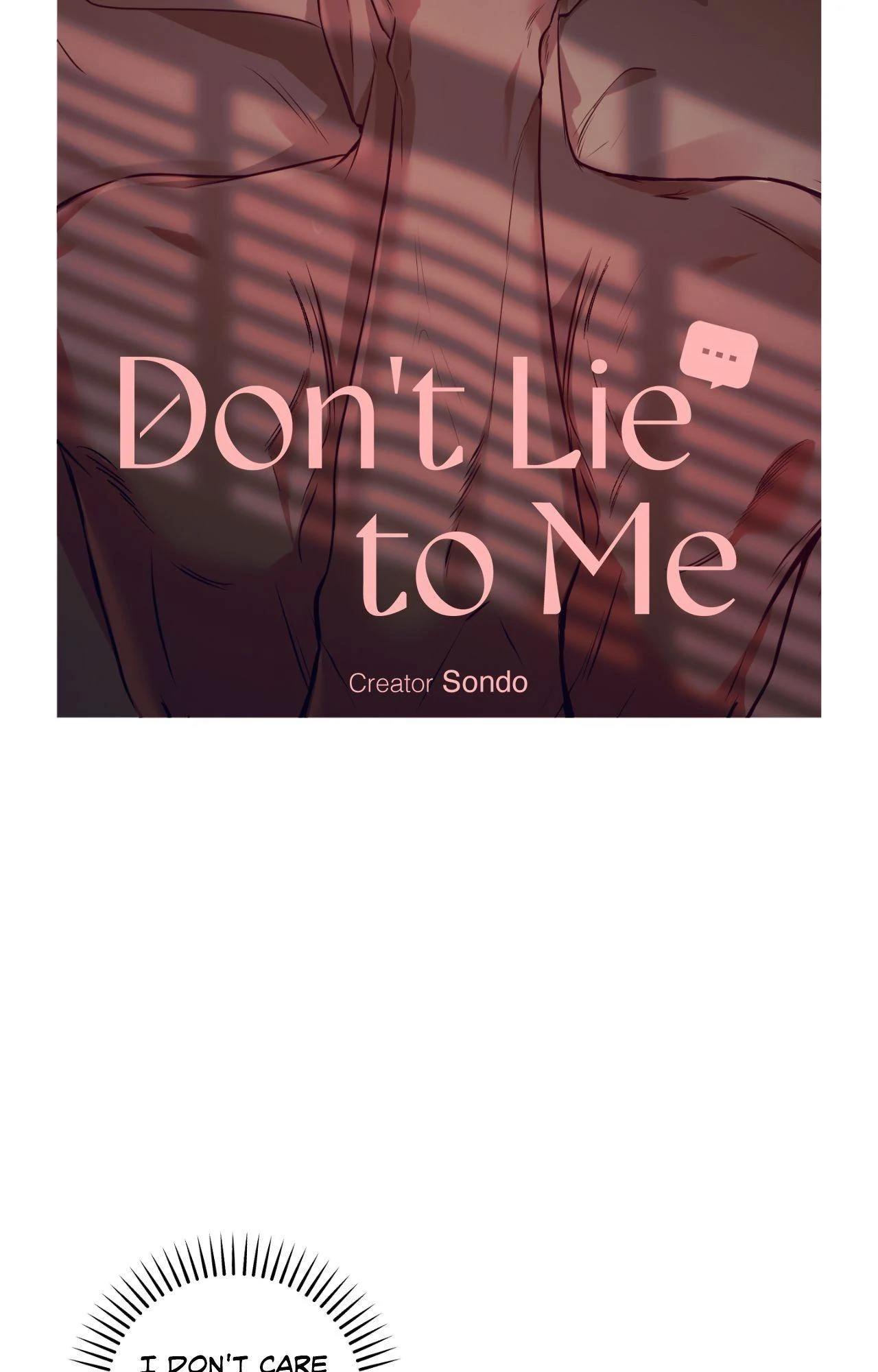 Don’t Lie to Me [Official][Uncensored] - Chapter 4 manhwa