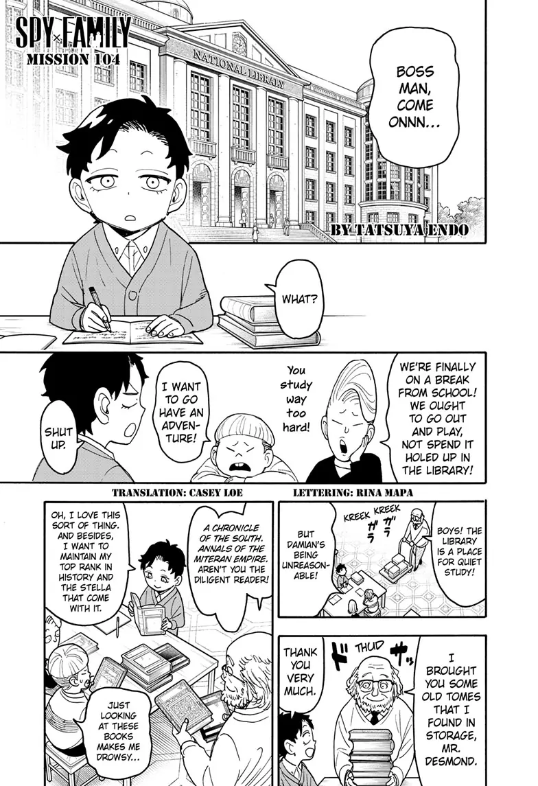 SPY x FAMILY (Official) - Chapter 104 manhwa