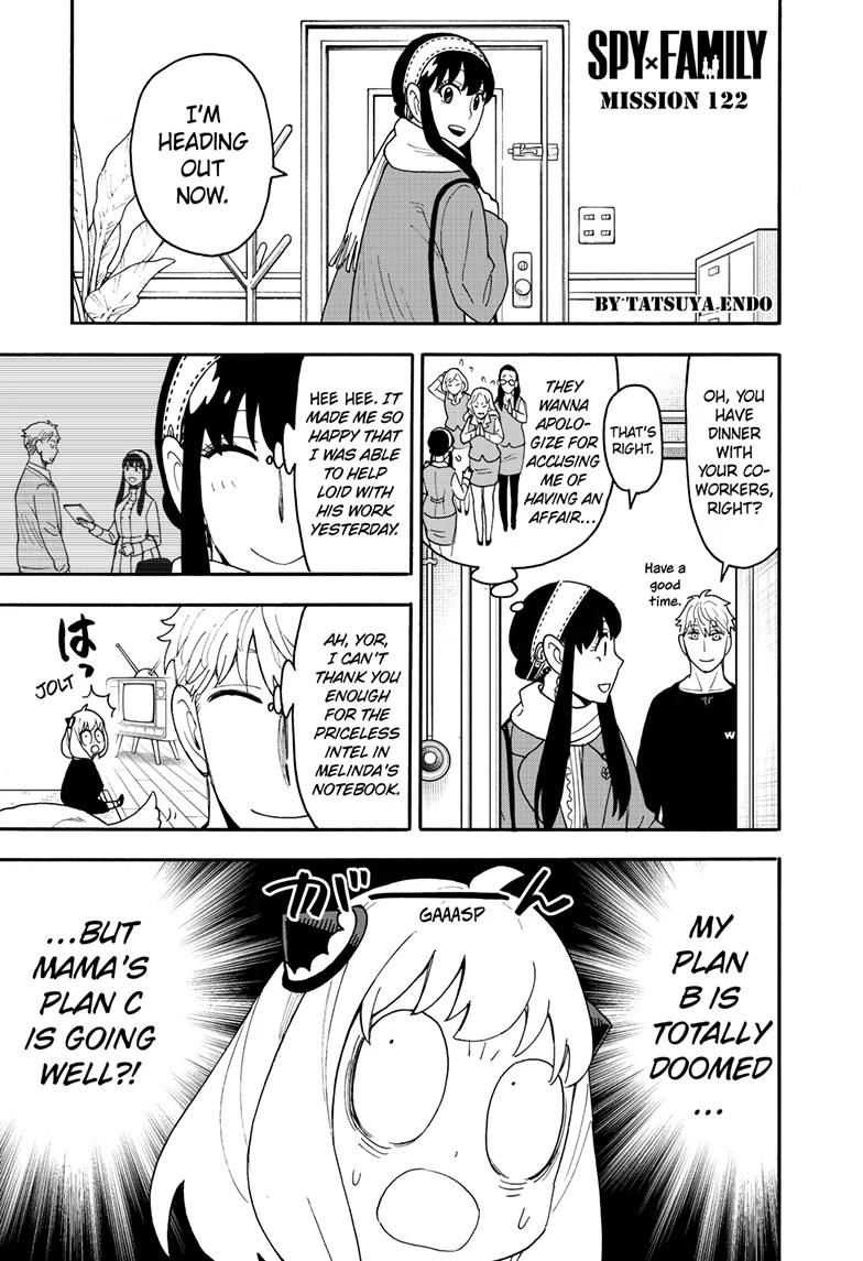 SPY x FAMILY (Official) - Chapter 122 manhwa