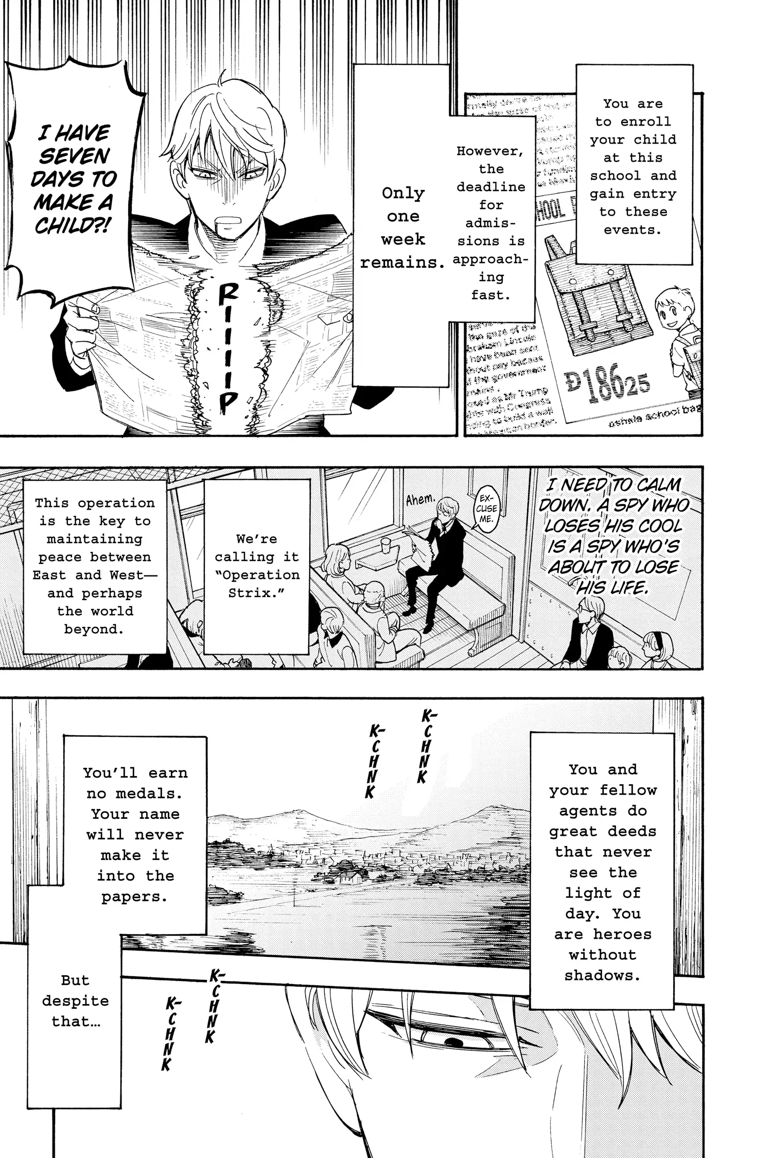 SPY x FAMILY (Official) - Volume 1 Chapter 1 manhwa