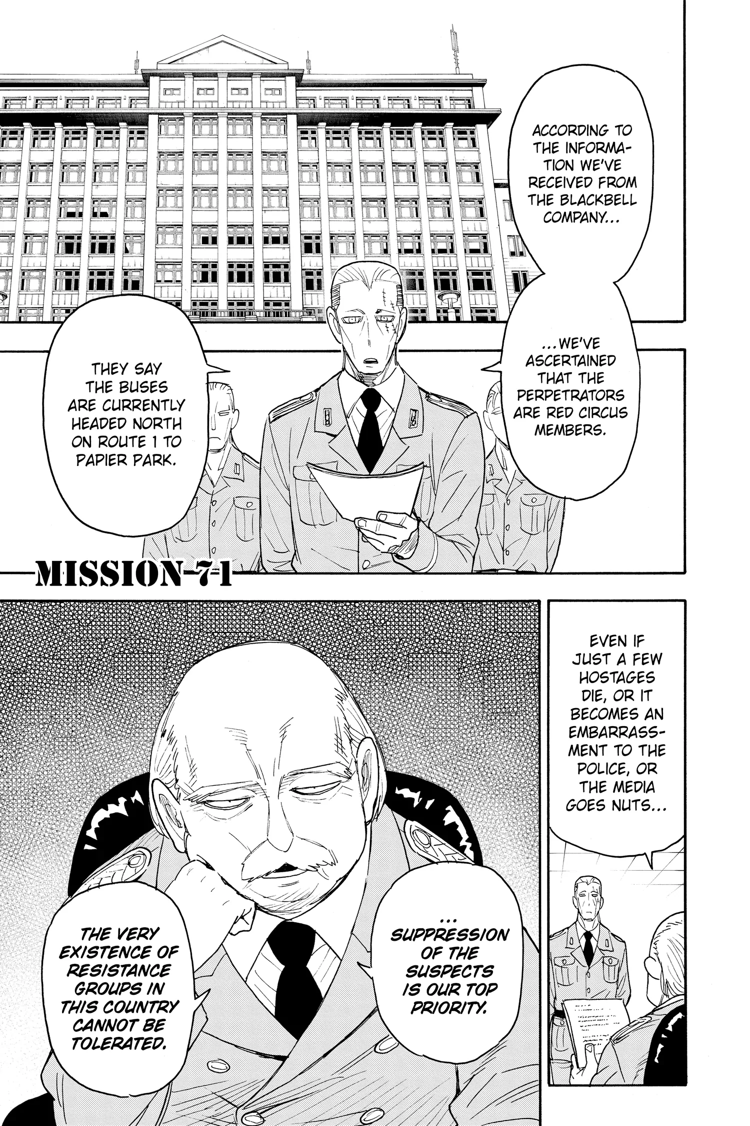 SPY x FAMILY (Official) - Volume 11 Chapter 71 manhwa
