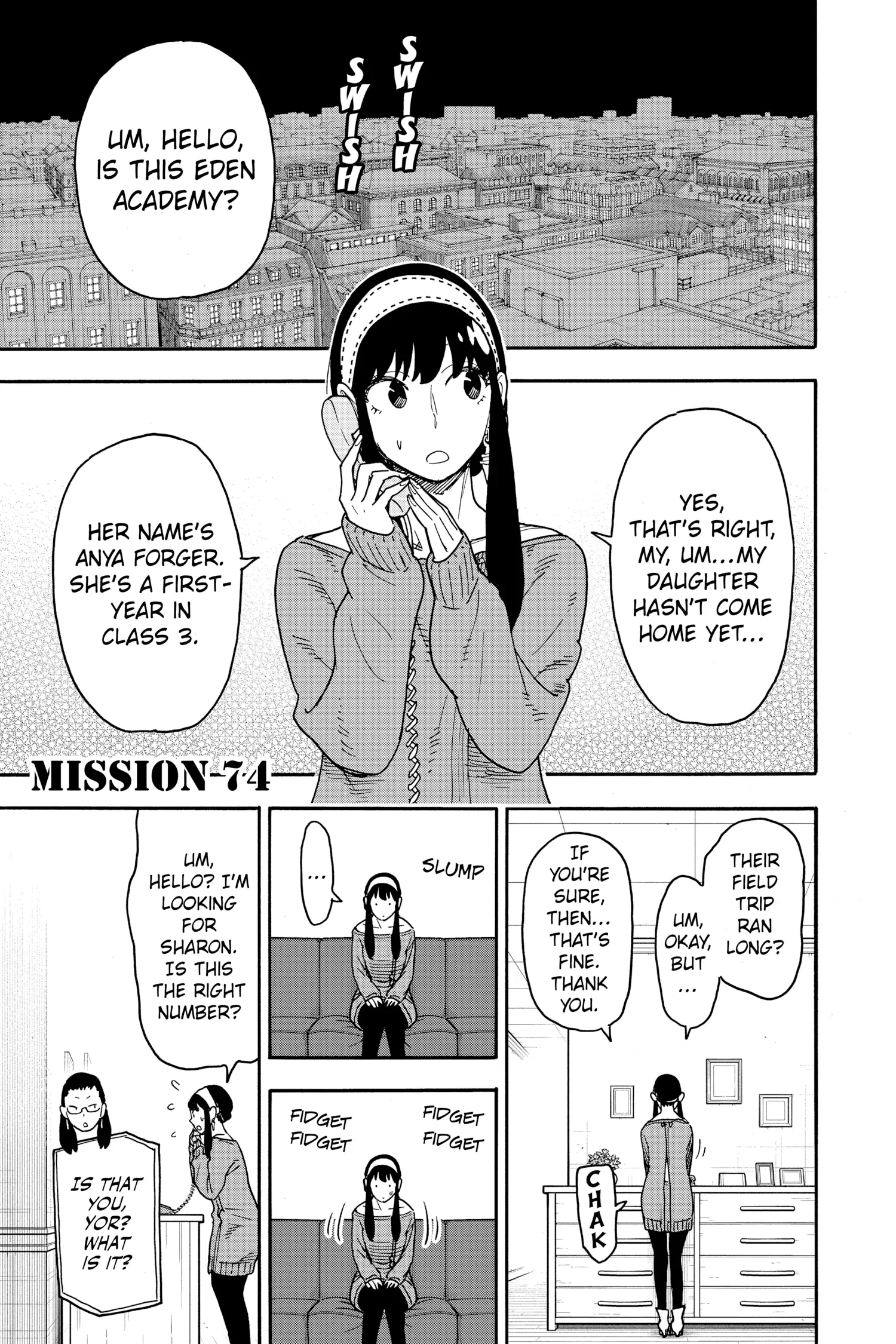 SPY x FAMILY (Official) - Volume 11 Chapter 74 manhwa