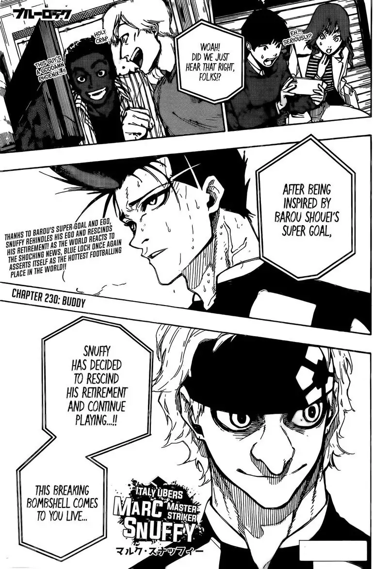 Blue Lock - Volume 26 Chapter 230 manhwa
