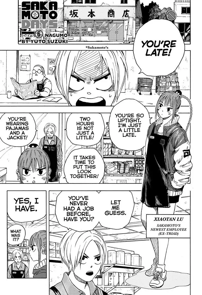 Sakamoto Days (Official) - Volume 1 Chapter 6 manhwa